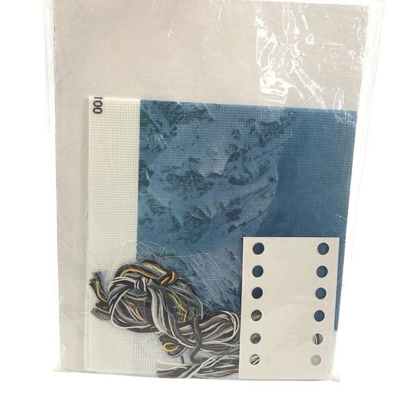 VTG 2000 Janlynn Cross Stitch Kit Sacred Heights Eagle 17”x12” Unopened USA - Picture 2 of 7